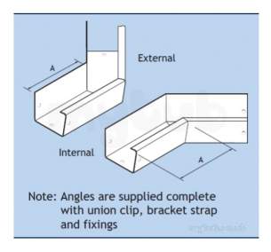 Alumasc Rainwater Products -  Pln 110 X76mm Gx 135 Int Ang Gxs1/ia135a
