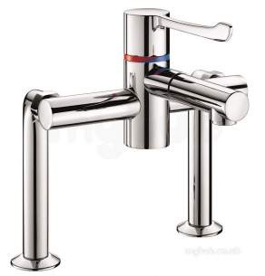 Delabie Brassware -  Delabie Securitherm Therm Seq Sink Mixer Bioclip Spout W. Columns