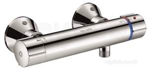 Delabie Brassware -  Delabie Securitherm Therm Securitouch Shower Bath Mixer Offset Std H9769