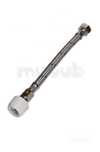 Hep2O Underfloor Heating Pipe and Fittings -  Hep2o Hd125e 300mm Flex Tap Conn 22x3/4