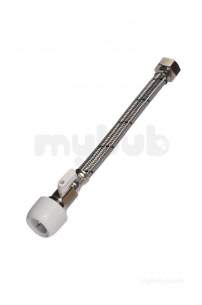 Hep2O Underfloor Heating Pipe and Fittings -  Hep2o Hd125eh 300mm Flex Tap Conn 22x3/4