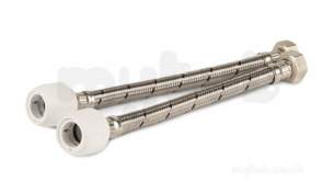 Hep2O Underfloor Heating Pipe and Fittings -  Hep2o Hd425a 150mm Flex Tap Conn 15x1/2