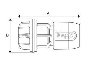 Hep2O Underfloor Heating Pipe and Fittings -  Hep2o Hx20 Tank Connector 15x1/2