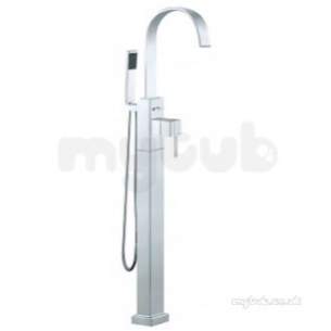 Vado Brassware -  Bath Shower Mixer With Swivel Spout With