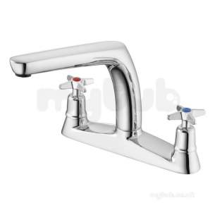 Ideal Standard Brassware -  Sandringham 21 B9880 Xtop Two Tap Holes Dck Sink Mixer Cp