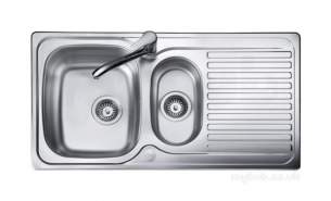 Rangemaster Sinks -  Linear 09mm 950x508 Lrg Bwl 2t Rev Snk