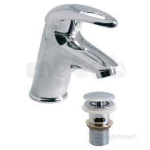 Vado Brassware -  Mini Mono Basin Mixer Single Lever Deck Mtd Mag-100m/cc-c/p