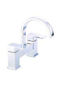 Pegler Luxury Bathroom Brassware -  Maverick 4g3005 Chrome Plated Pil Patt Bath Filler