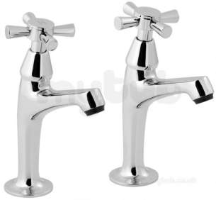 Deva Brassware -  Milan Hgh Neck Cont Sink Pillr Tps X Hnd