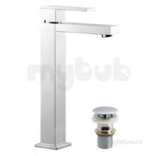 Vado Brassware -  Extended Mono Basin Mixer Single Lvr Deck Mount Not-100e/cc-c/p