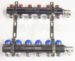 Uponor Underfloor Heating -  Uponor Htg Manifold Ls 6-port 1002186