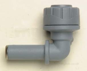 Underfloor Heating Manifolds and Ancillaries -  10mm Polyplumb Spigot Elbow 10 Pb1010