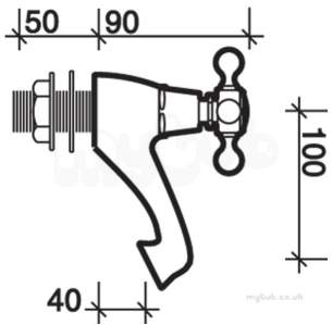 Persuasions 3/4 Pillar Taps Pe5215cp