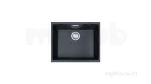 Franke Sinks -  Franke Sid 110 50 Sirius Undermount Sink Blk