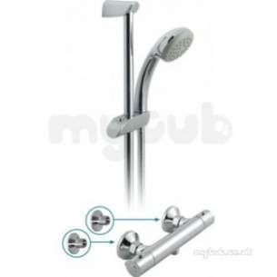 Vado Brassware -  Thermo Exposed Shower Val Plus Single Functn Slide Primabox4/b-sf-c/p