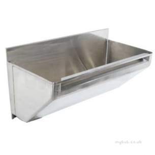 Twyford Stainless Steel -  800 Surgical Scrub Trough Left Hand Outlet Htm64-suh/1 Ps9220ss