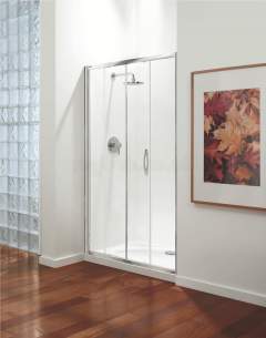 Coram Premier Shower Enclosures -  Premier 1200mm Sliding Door Sl/cl/pl Door Only