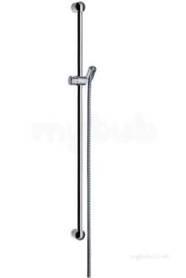 Hansgrohe Showering -  Hansgrohe Unica 90cm Wall Bar Cp