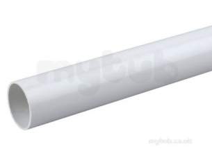 Osma Above Ground Drainage -  2m073w White Osma 50mm 3m P/e Pipe