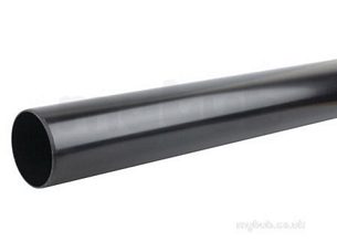 Osma Above Ground Drainage -  Osma 4s073b Black 3m 110mm P/e Pipe