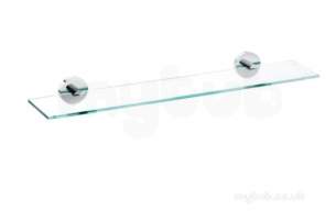 Croydex Bathroom Accessories -  Croydex Prof Glass Shelf Chrome Plated Qa101441