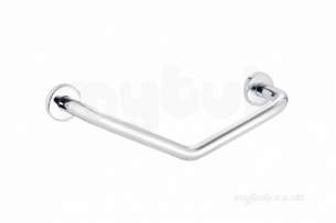 Croydex Bathroom Accessories -  Croydex Prof Angled Hand Rail Cp