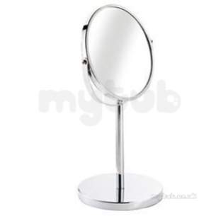 Croydex Bathroom Accessories -  Croydex Circular Pedestal Mirror
