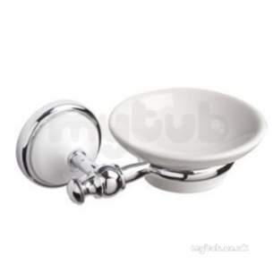 Croydex Bathroom Accessories -  Rushmoor Soap Dish And Holder Qm471941