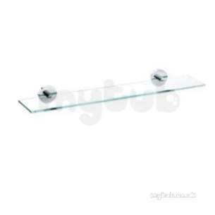 Croydex Bathroom Accessories -  Britannia Glass Shelf Flexi-fix Qm581441