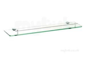 Croydex Bathroom Accessories -  Croydex Ealing Glass Shelf Chrome Plated Qm691441