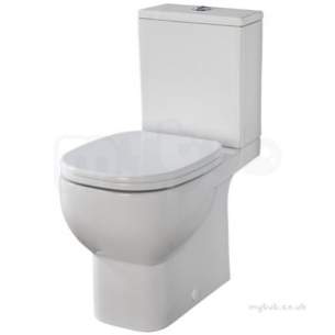 Twyfords Wc Seats -  Quinta Seat And Cover With Top Fix Chrome Plated Hinges Qt7861wh