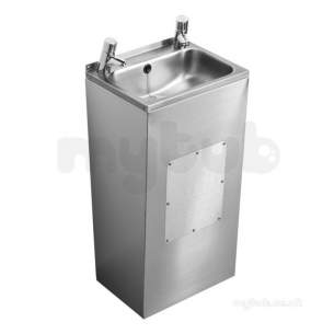 Armitage Shanks Commercial Sanitaryware -  Armitage Shanks Denholm S2992 Shroud Pol S/s Exposed Fxg