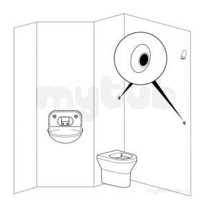 Armitage Shanks Commercial Sanitaryware -  Armitage Shanks Sentry21 Btw Wc Basin And Shower -tactile