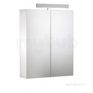 Roper Rhodes Cabinets -  Signatures 600 Mirror Cabinet White