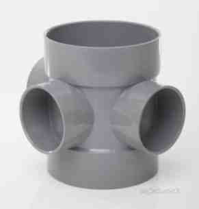 Polypipe Soil -  Polypipe 110mm Short Boss Pipe Se60-b