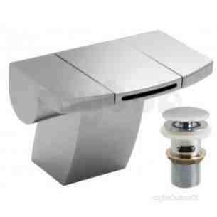 Vado Brassware -  Mono Basin Mixer Deck Mounted Smooth Sum-100/cc-c/p