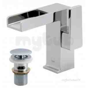 Vado Brassware -  Progressive Mono Basin Mixer Plus Waterfall Syn-100/cc-c/p