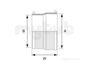 HepSure -  Hepworth Reducer Coupler 185-210/160-180 Qac2101