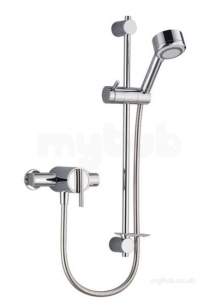 Mira Value and Mini Mixer Ranges -  Mira Silver B-biv Therm Concent Mixer Chr