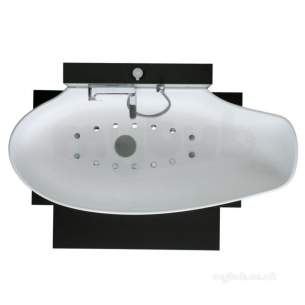 Ideal Standard Acrylic Baths -  Ideal Standard Soft 1800 X 800mm Airspa Base And Bware Wh