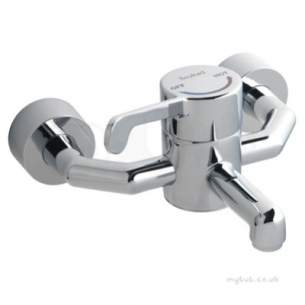 Twyfords Commercial Brassware -  Sola Wall Mounted Thermostatic Surgeons Mixer Tmv3 Sf1056cp