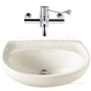 Sola Spectrum Washbasin 500x410 No Tap Back Outlet Htm64-lb H M Sa4280wh