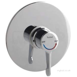 Twyfords Commercial Brassware -  Sola Thermostatic Shower Valve Conc Tmv3 And Chrome Elbow Sf1155cp