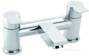 Pegler Luxury Bathroom Brassware -  Storm 4g3035 Chrome Plated Pillar Bath Filler