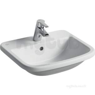 Ideal Standard Tempo T0592 500mm Countertop Basin White