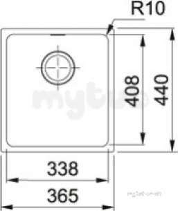 Franke Sinks -  Franke Sid 110 34 Sirius Undermount Sink Wh