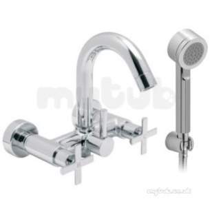 Vado Brassware -  Exposed Bath Shower Mixer W/m Plus Shower Kit