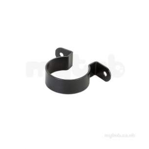 Marley Alutec -  Tudor 76mm Pipe Clip - Heritage Black