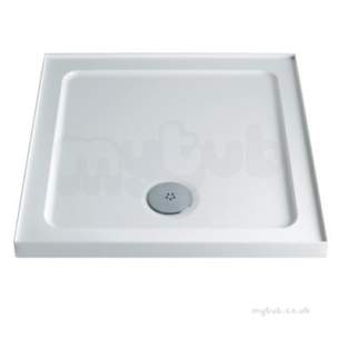 Twyford Twylite Shower Trays -  Tray 800x800 Square Upstand Tr6221wh