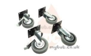 Falcon Catering -  Falcon 534100125 4x Castors Post 8-5-91